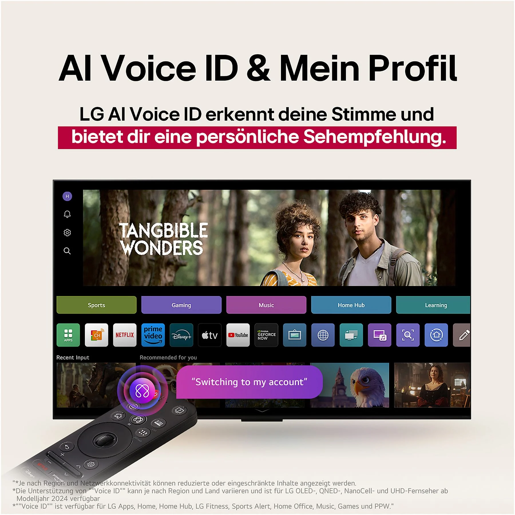 LG OLED77C57LA OLED evo TV (piatto, 77 pollici / 195 cm, OLED 4K, SMART TV) - immagine 9