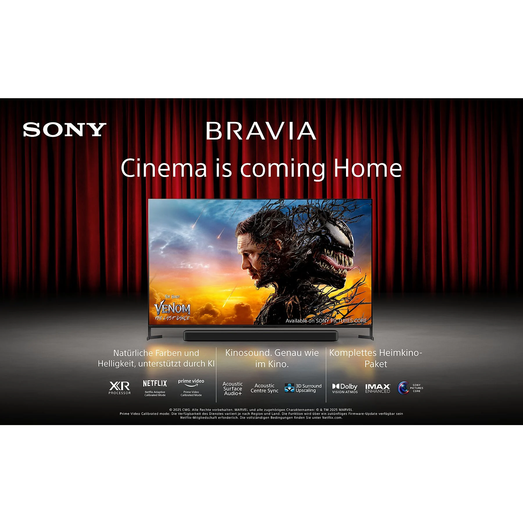 SONY BRAVIA 8 II K55XR8 OLED TV (55 pollici / 139 cm, OLED 4K, SMART TV) - immagine 8
