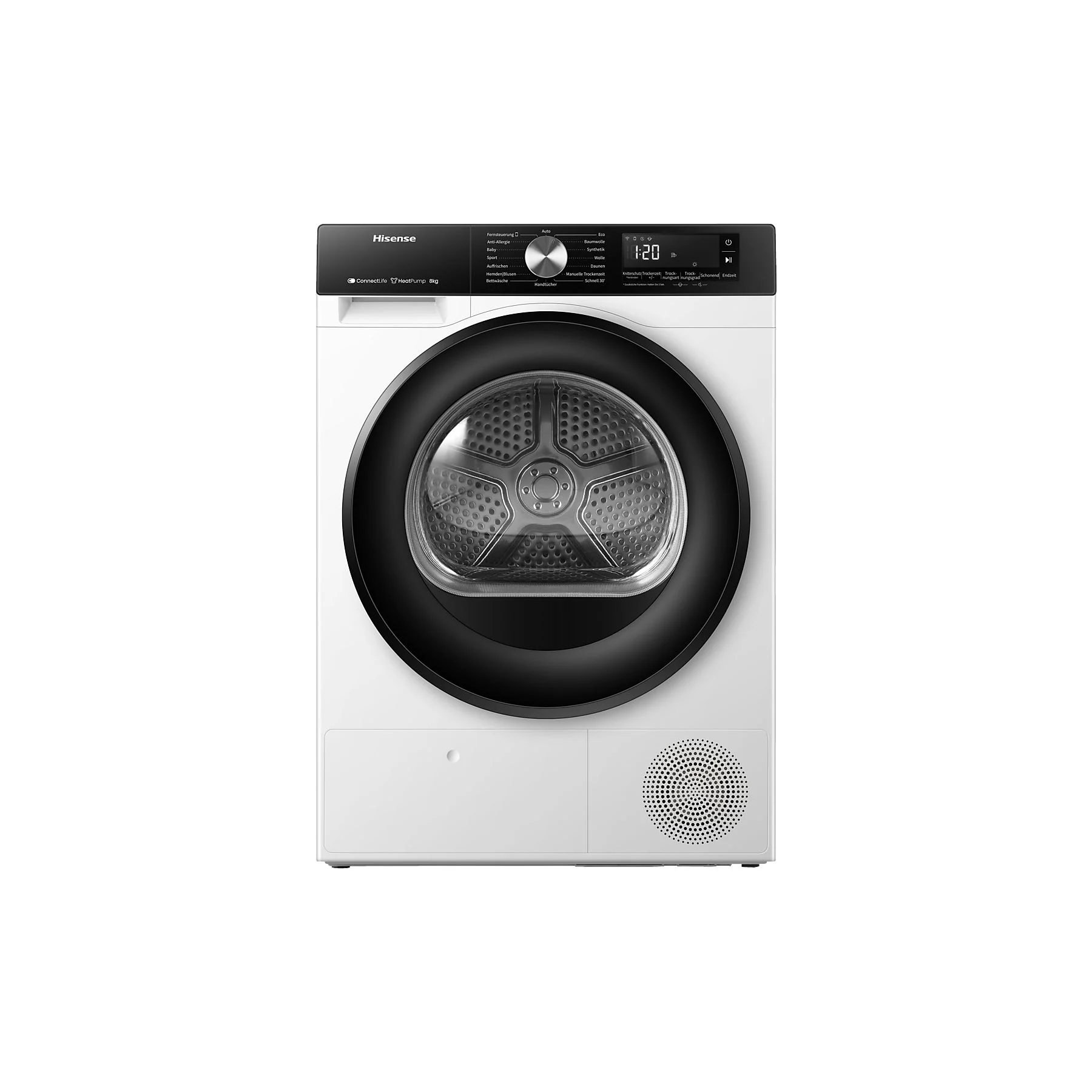 Asciugatrice a pompa di calore HISENSE DH3S802BW3 (8 kg, bianco)