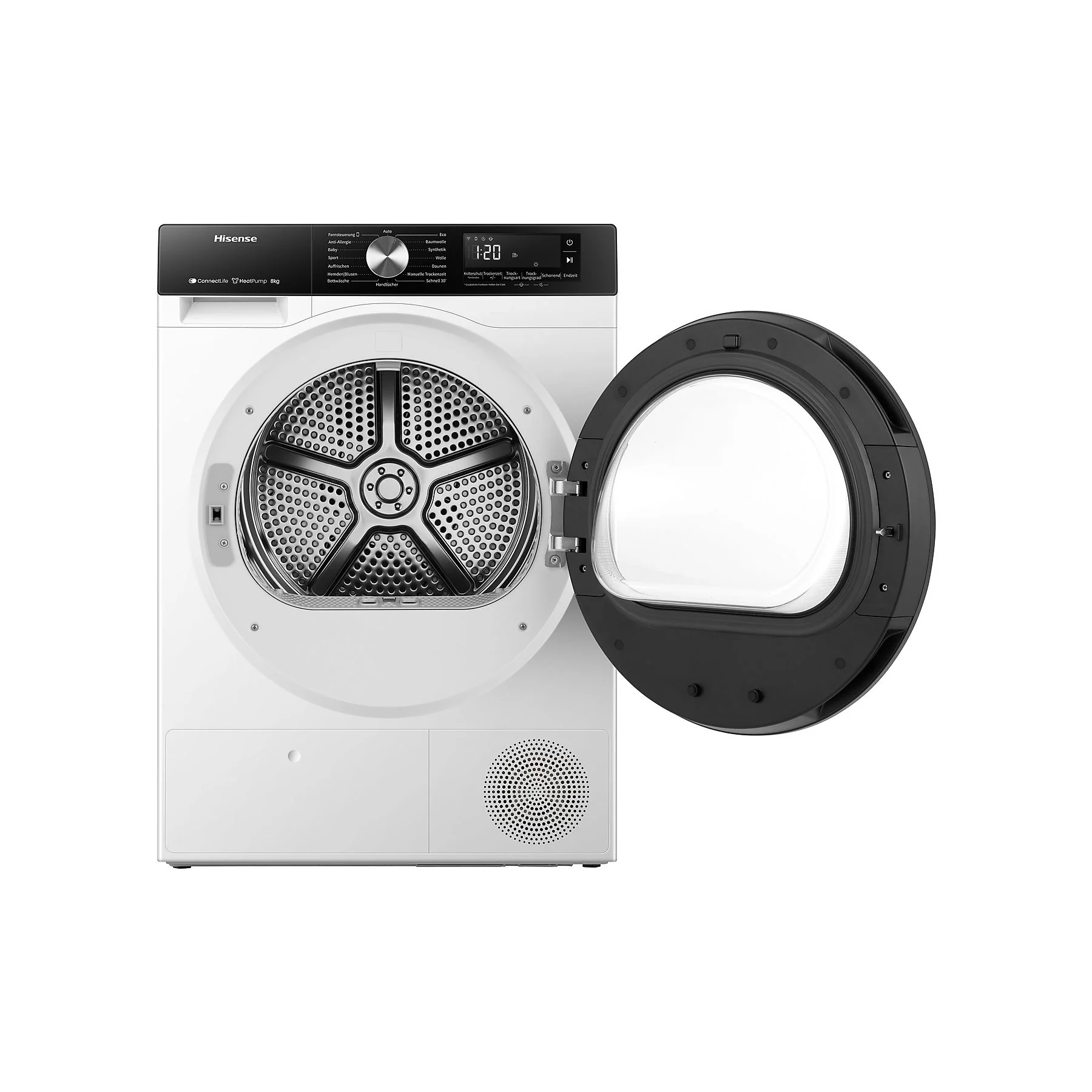 Asciugatrice a pompa di calore HISENSE DH3S802BW3 (8 kg, bianco) - immagine 5