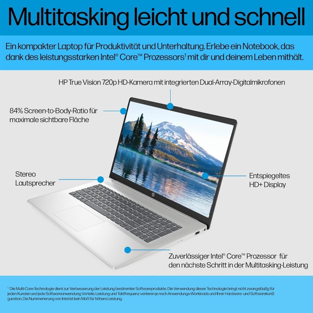 HP Laptop 17 con Intel Core i7-1355U - immagine 8